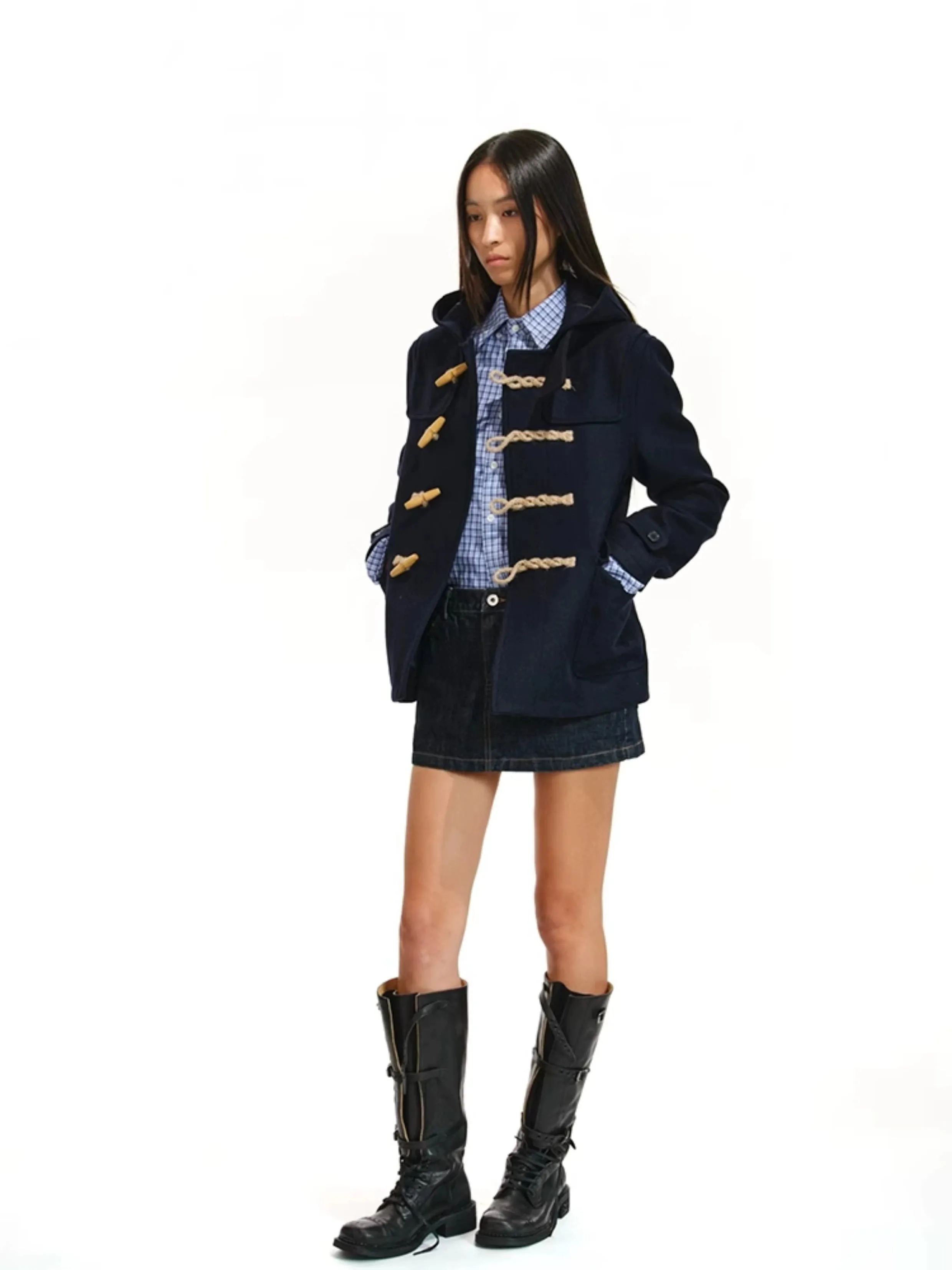 Toggle Rope Hooded Coat