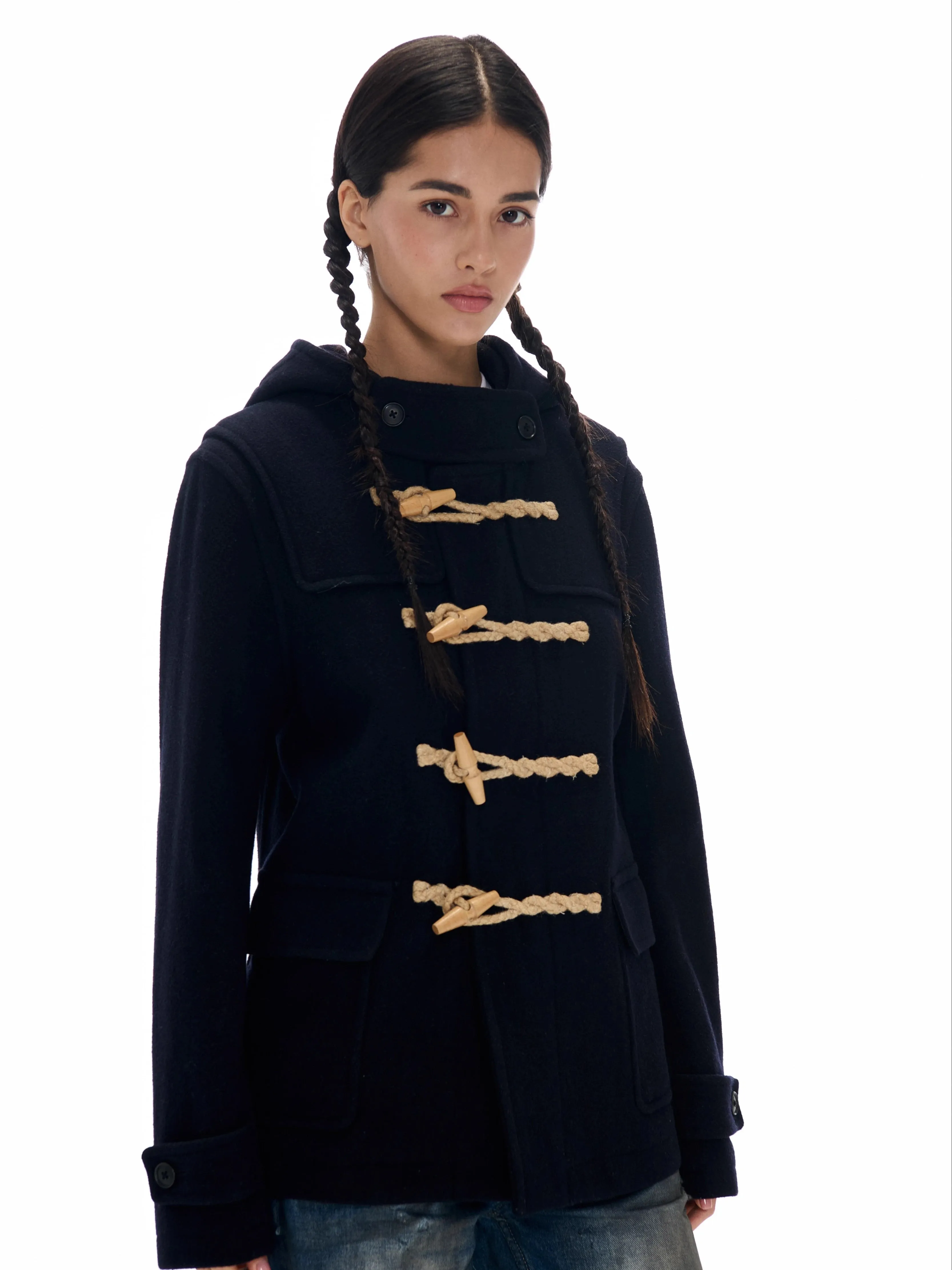 Toggle Rope Hooded Coat