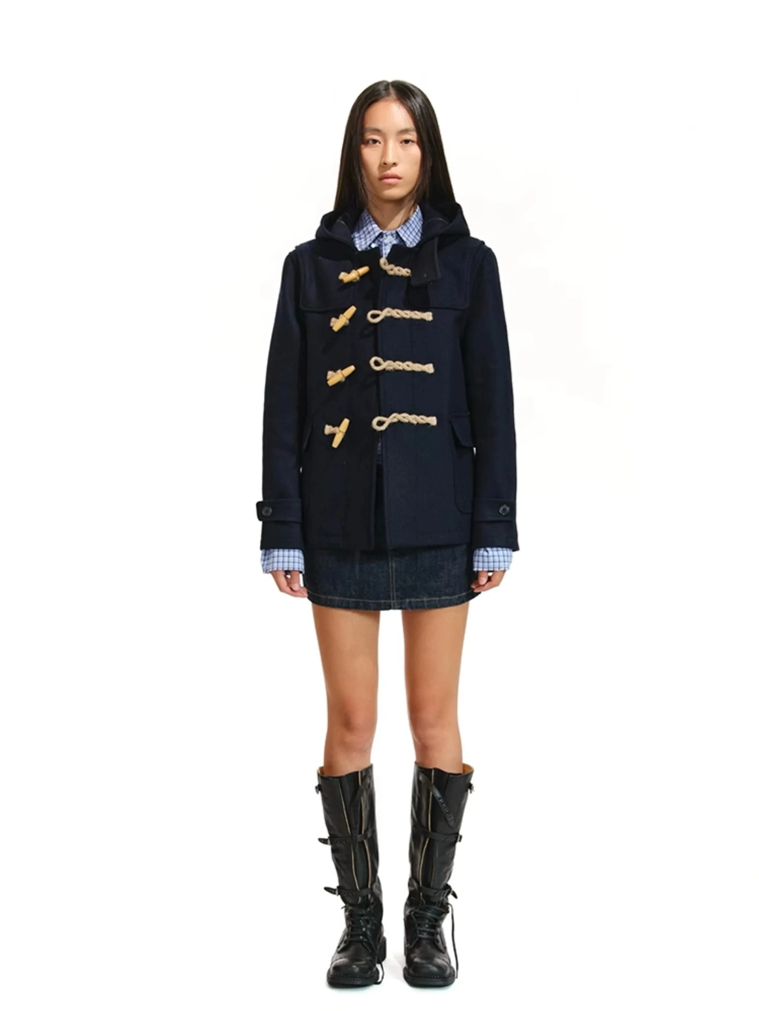 Toggle Rope Hooded Coat