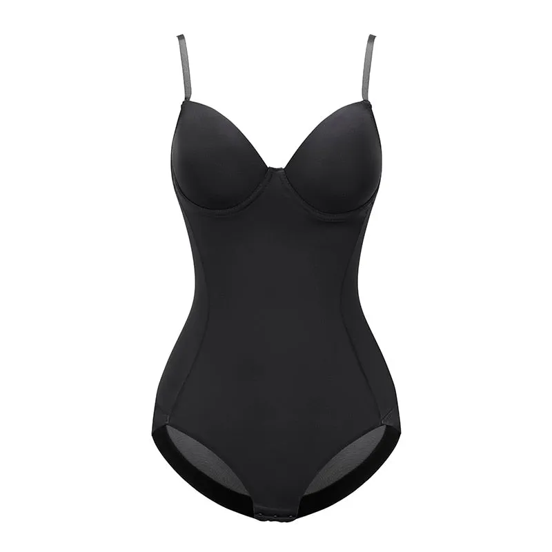 Underwear Bodysuits Shapewear Women's Body Shapewear Push Up Underwire Body Waist Trainer Modeling Straps