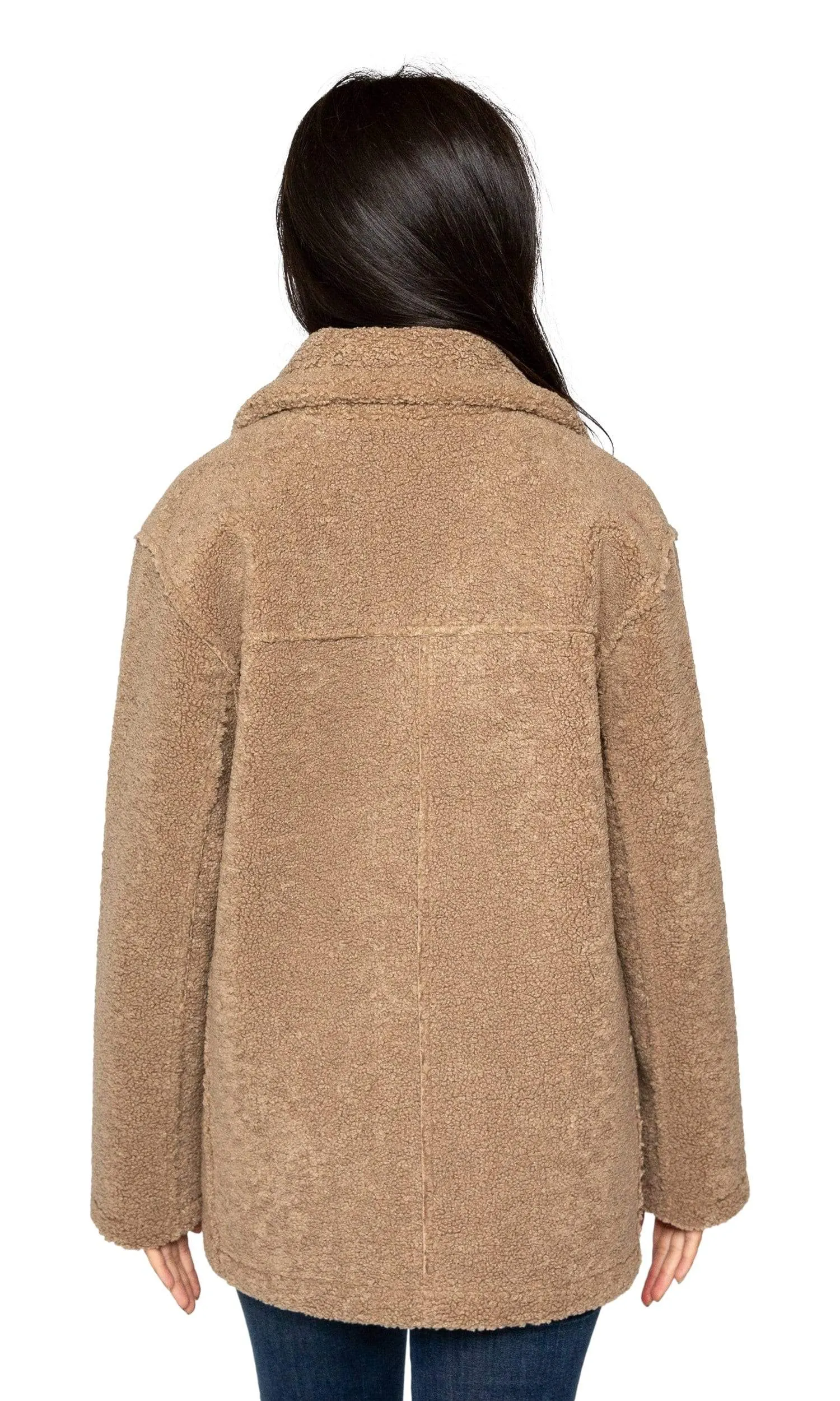 Velvet by Graham & Spencer Yoko Oversized Lux Sherpa Coat