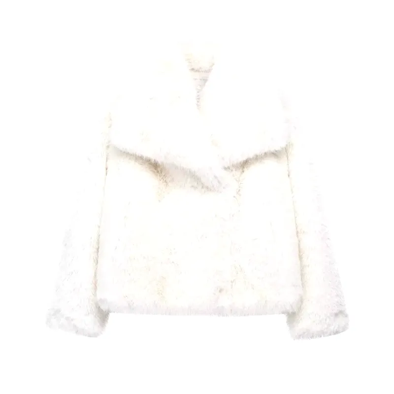 Velvet Snow Fluffy Coat