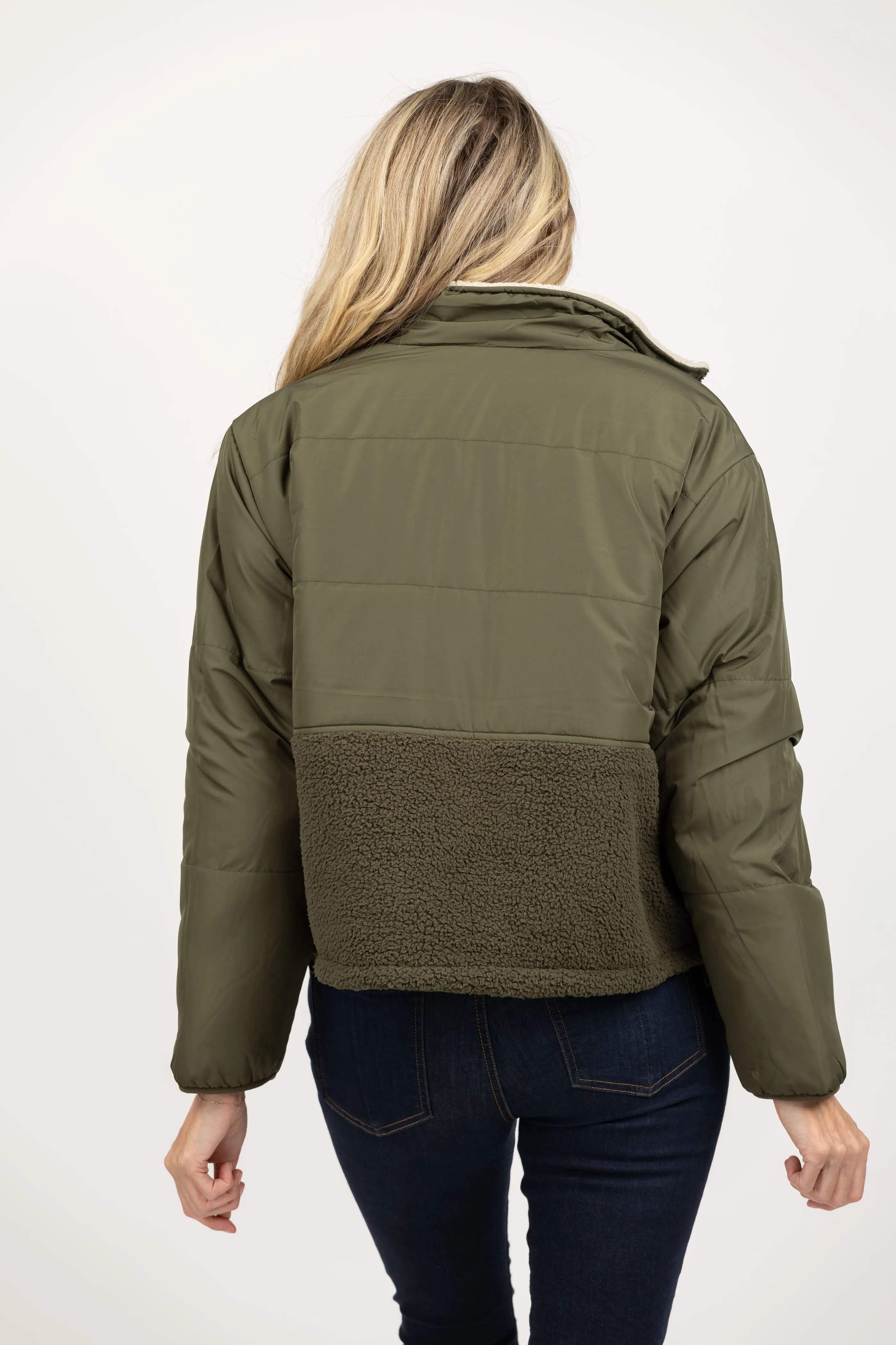 Velvet Tasha Jacket in Army