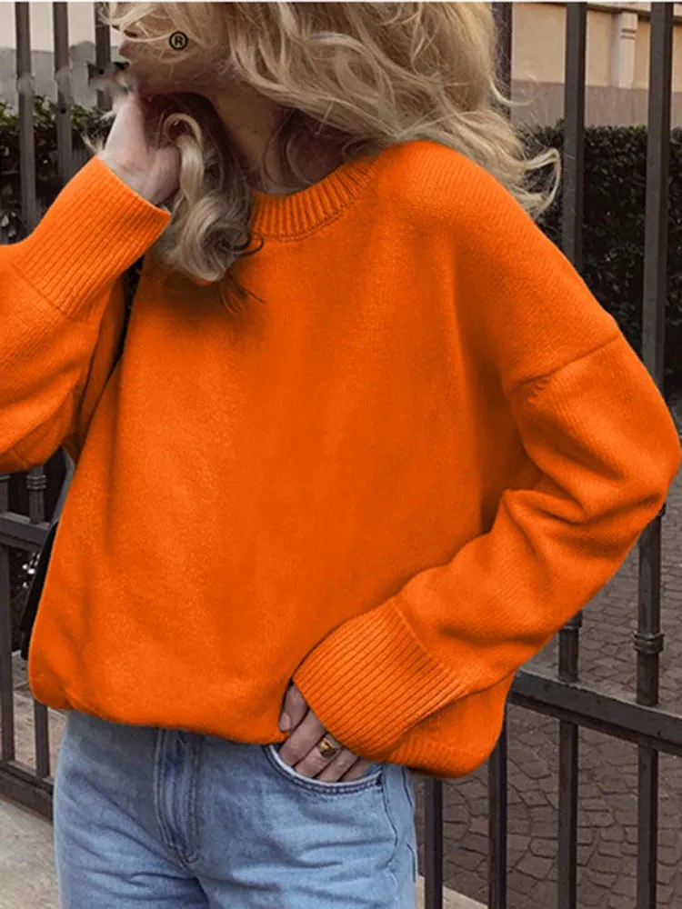 Vintage Casual Cozy Chic Stylish Autumnal Streetwear Comfortable Warm Long Sleeve Sweater