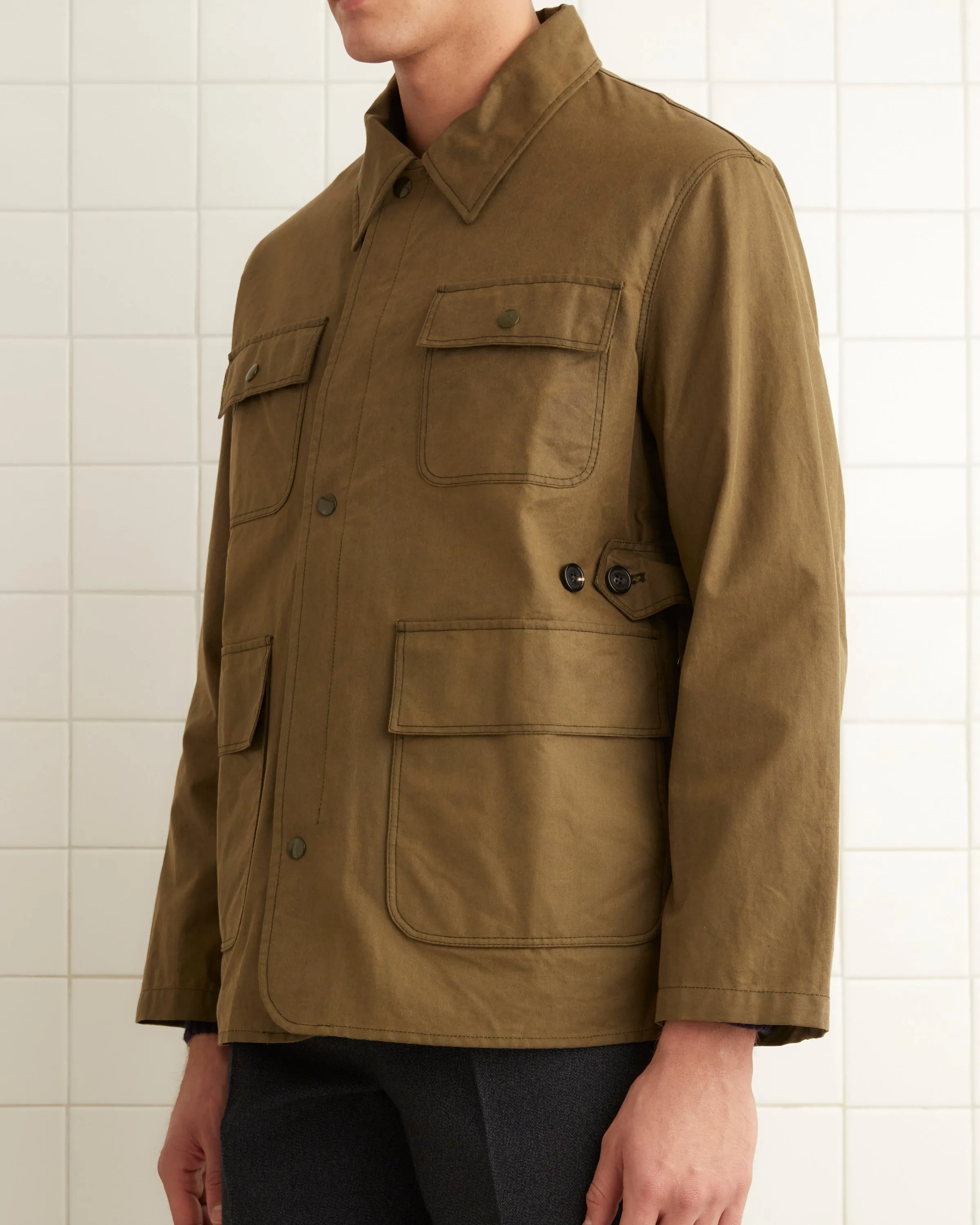 Waxed Hunting Jacket - Brown