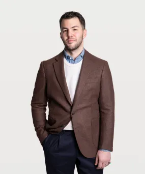 Wool Cashmere Hopsack Jacket