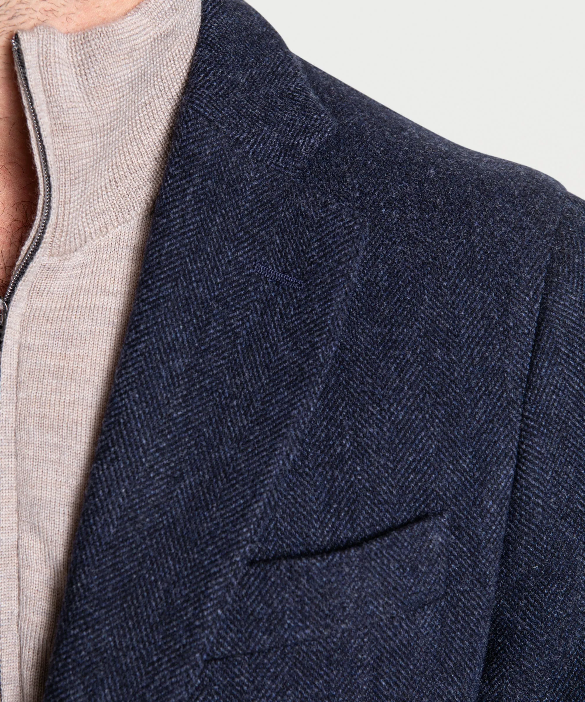 Wool Herringbone Jacket