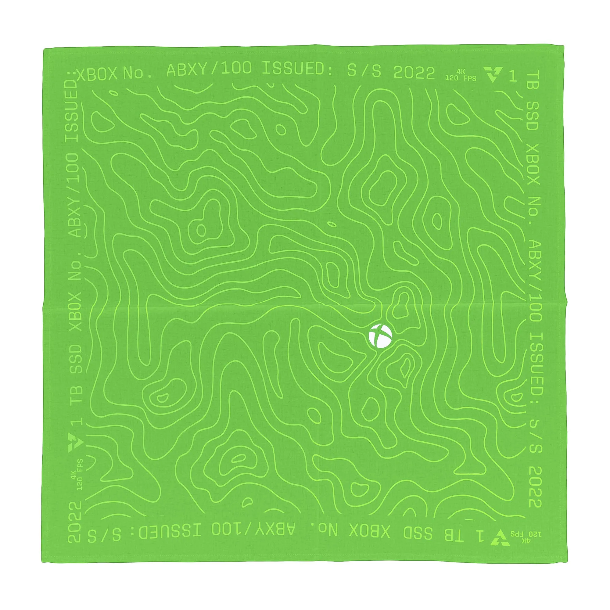 Xbox Camper Topographic Bandana