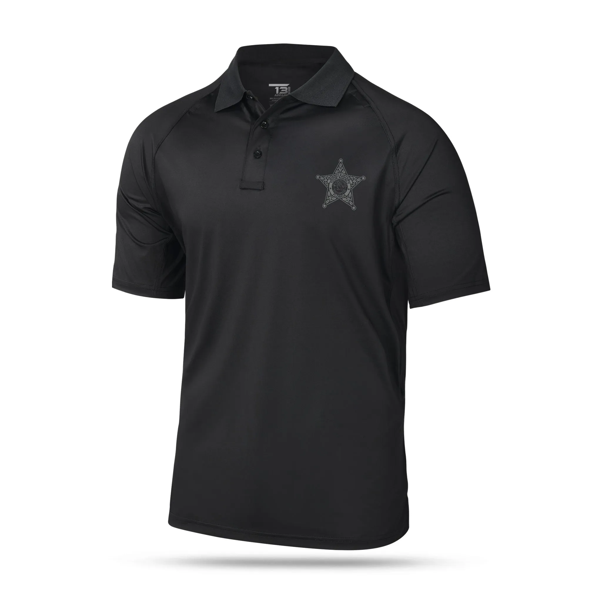 [YOUR AGENCY] POLICE 13 Fifty Apparel Performance Polo